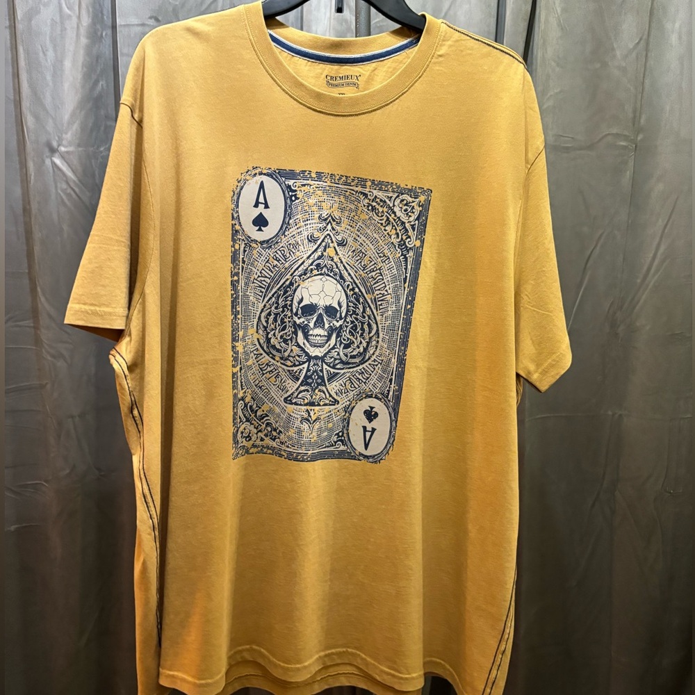 NWT Men’s Cremieux Ace of Skulls T-Shirt Sz 2xl